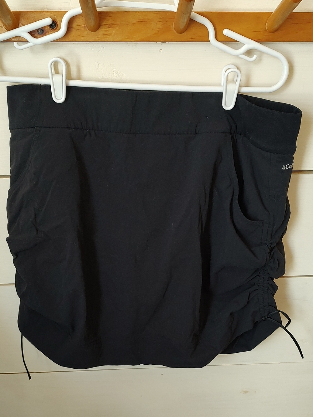 Columbia Black Women's Active Skort with Side Ruching XL